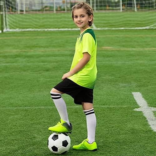Brooman Kids Soccer Cleats meninos meninos atléticos de tênis de futebol ao ar livre
