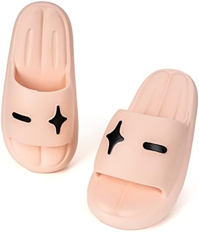 Ropulp Cloud Slides Slippers de massagem para homens Mulheres, Símbolo de subtrato adicional EVA Pillow de sandália