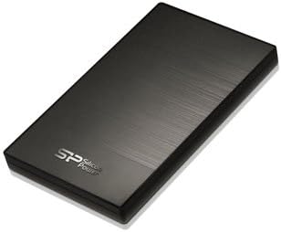 Silicone Power Portable HDD 1TB 2,5 USB 3.0/2.0 Design metálico compatível Diamante D05 SP010TBPHDD05S3T