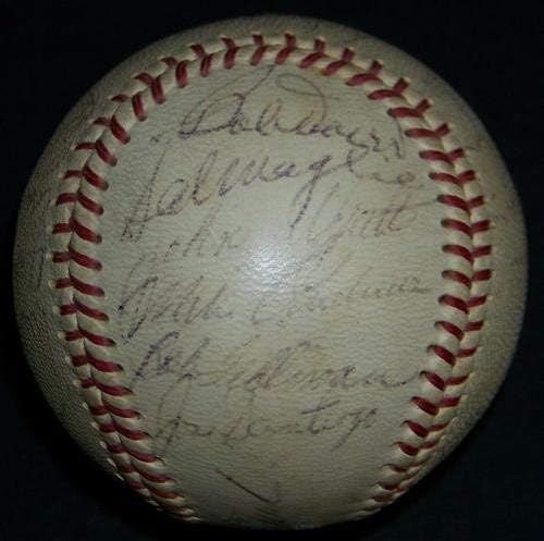 1967 A equipe do Red Sox assinou o beisebol Carl Yastrzemski Bobby Doerr 29 AUTOS JSA LOA! - bolas de beisebol autografadas
