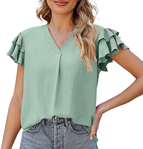 Camisa de manga comprida para mulheres camisetas casuais femininas gradiente de cor tops elegantes v pesco