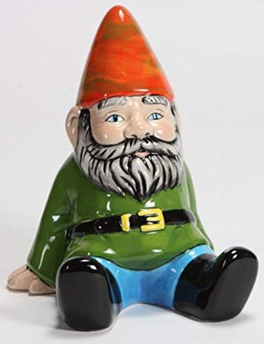Gustav the Resting Garden Gnome - pinte sua própria lembrança de cerâmica