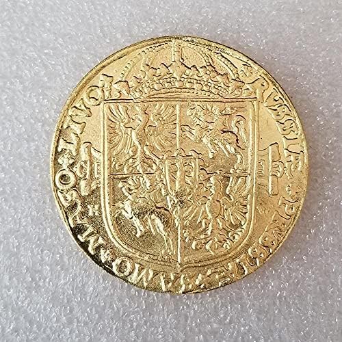 Antigo Artesanato Austríaco Coleção de moedas de ouro 1394