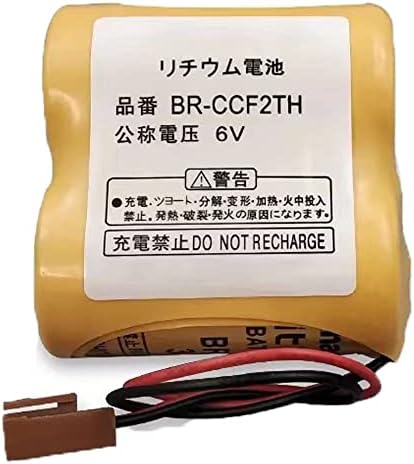 5000mAh BR-CCF2th 6V Bateria de substituição de lítio para fanuc oi mate modelo-D, A98L-0001-0902 com conector marrom