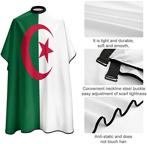 Argelia Flag Barber Cape Profissional Cheai Corte de Avental Cabero Cape Barber Acessórios para homens Mulheres