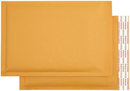 Office Depot Bubble Mailers, tamanho 0, 6in. x 9in., pacote de 25, 284337