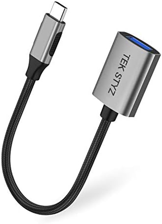 TEK STYZ USB-C USB 3.0 Adaptador compatível com seu LG 15U70P-P.AAE8U1 OTG Tipo-C/PD Male USB 3.0 Converter feminino.
