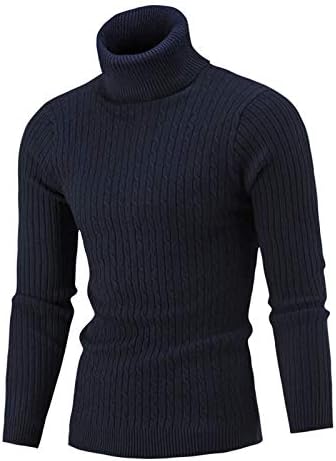 Xxbr suéter de pulôver de gola alta de malha robusto para masculino, inverno de manga comprida no pescoço de fundo casual de fundo