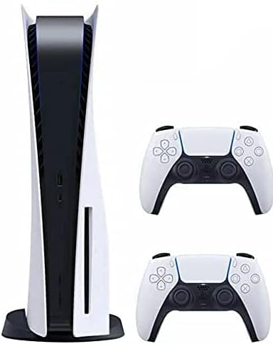 PlayStation 5 DISC Versão PS5 Console -Controlador adicional, Gaming 4K -TV, saída 120Hz 8K, 16 GB GDDR6, 825 GB SSD, WiFi 6, Bluetooth -5.1