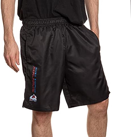 Calhoun NHL Mens de camada única shorts secos rápidos com bolsos