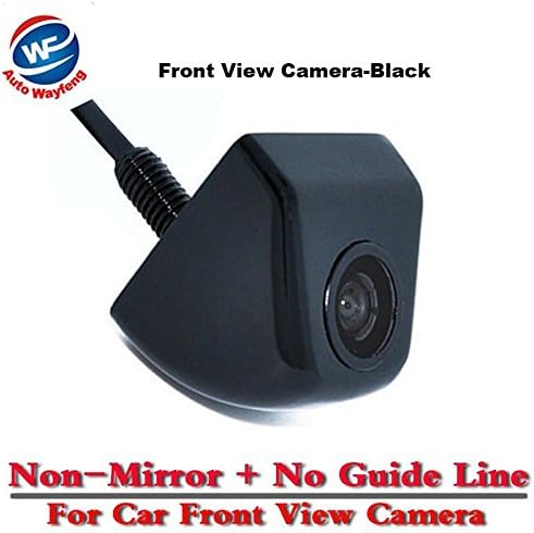 Auto Wayfeng WF Wireless Car Câmera de vista frontal CCD Câmera de estacionamento de ângulo de ângulo de 170 graus, preto