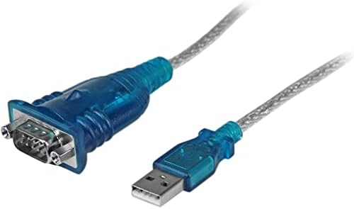 Startech.com 1 Porta USB para serial RS232 Adaptador e cabo nulo NULL de 10 'RS232 - Cabo NULL MODEM - DB -9 a DB -9 - 10 pés