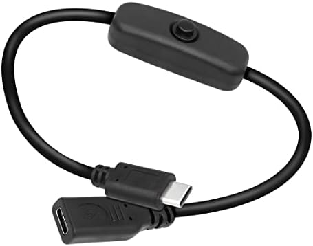 Cabo de chave de alimentação USB YACSEJAO USB A para USB C, USB TIPO C RÁPIDO CABE