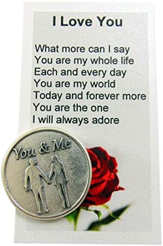 Westmon Works Day Token Gift Get With I Love You Poem Card e Gift Bag
