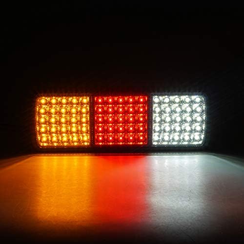 Auvo 75 Luzes traseiras do caminhão LED DC12V Amber Red Brand Signal Signal Excorrer Trailer reverso Reverso Barra traseira Lâmpadas