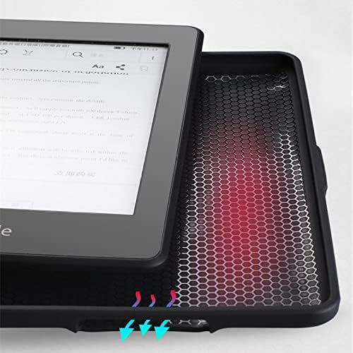Caso Slimshell para o novo Kindle - Capa de couro PU leve PU com sono/acordamento automático, rosa