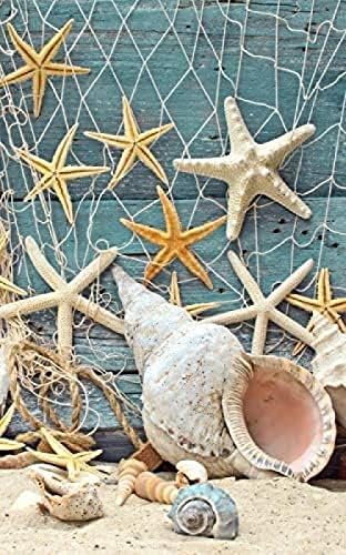 5D Diam Diamond Painting Beach Shell Starfish Cross Stitch Kit Full Diamond Borderyer Mosaic Art Picture Decor Home Decor Rhinestone Presente 16x20inch