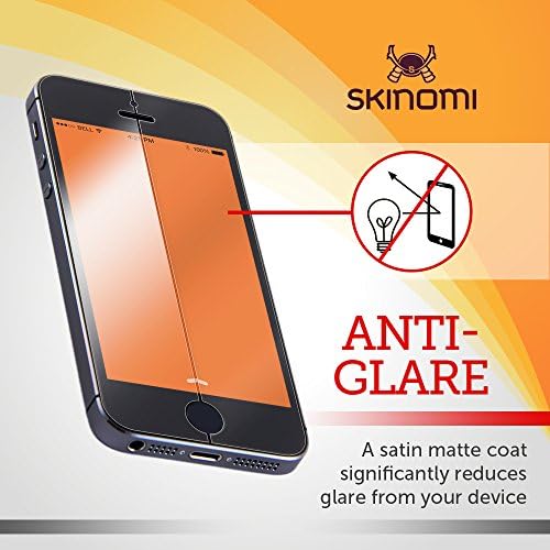 Protetor de tela fosco de Skinomi compatível com LG G Pad II 10.1 Anti-Glare Matte Skin TPU Anti-Bubble Film