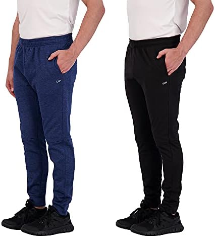 Calça de corredor de masculino unipro 2 lã de lã de tecnologia de embalagem calça de moletom leve para homens
