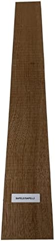 Premium Sapele/Sapelli Fin Stock Lumber Board/madeira em branco 24 'x 3' x 3/4 'Peças de madeira adequadas para artesanato