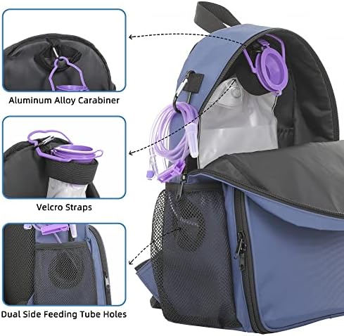 Mochila do tubo de alimentação de pouquíssimos e suporte de tubo de alimentação para alimentação do tubo g de tubo j tubo de