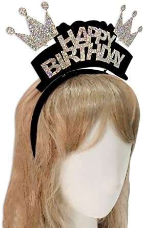UJKTVBA Aniversário menina Coroa de aniversário da cabeça Kawaii Presentes de aniversário para mulheres Favorias de fantasias acessórios