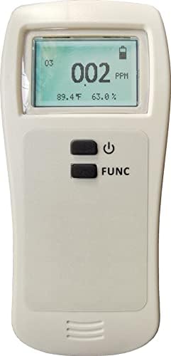 Detector de gás de ozônio de baixo nível portátil, medidor de ozônio de 0-10ppm de ozônio, monitor de gás de ozônio, resolução
