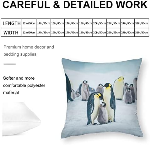 Animais mais fofos | Caçade de travesseiro de alimentação de pinguim para bebês 50x50cm