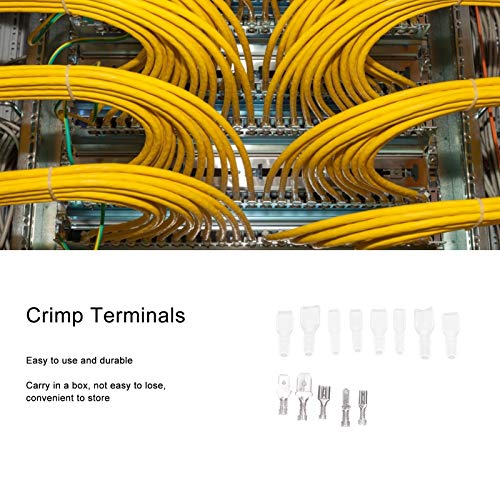 Terminais de crimpagem, kit de sortimento do conector Fácil de usar portátil para o terminal de conexão de arame para