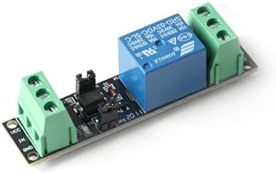 Hifasi 2pcs 1 canal DC 3V Relé de alto nível Módulo de driver Optocoupler Módulo de controle isolado da placa de controle