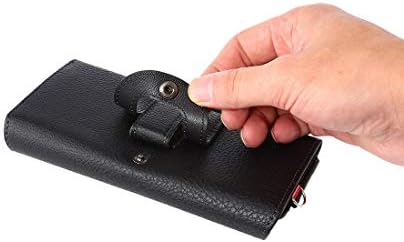Sacos de coldre de transportadora 6,9 polegadas bolsa de telefone celular compatível com o iPhone 12 Pro Max, pacote de cintura masculino