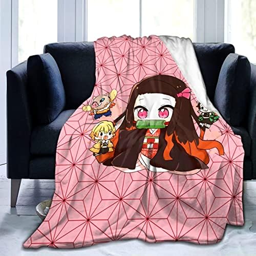 Oyyfecc Anime Blanket Throw Flannel Flanece Cobertores quentes de cama confortável para crianças adultos presentes de cama Sofá Sofá