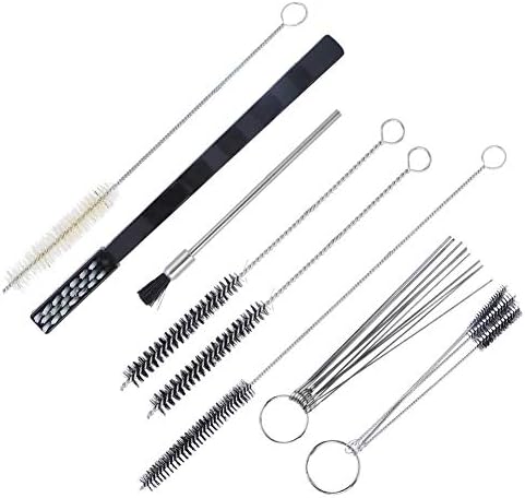 Airbrush Spray Cleaning Repair Tool Kit 19pcs Acessório de hardware peças de aerógrafo manual portátil para ferramentas