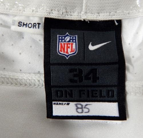 2020 Philadelphia Eagles Richard Rodgers 85 Game usou calças brancas 34 DP39689 - Equipamento de jogo usado