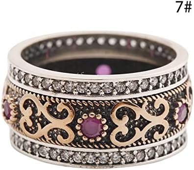 Celibato Anéis para mulheres Diamantes de prata Presentes da mãe para o dia do anel do dia da mãe anéis de turquesas naturais