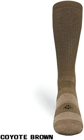 Threads secretos deserto meias de bota para homens - longa meia de bota militar - meias de trabalho de algodão grosso