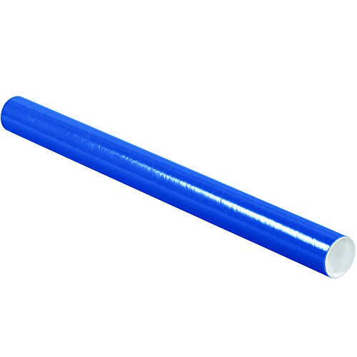 Navio agora forneça SNP2024B Tubos de correspondência com tampas, 2 x 24, azul