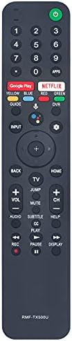 RMF-TX500U Voice Replacement Remote Applicable for Sony TV KD-75X75CH XBR-55A8H XBR-55X950G XBR-65A8H KD-65X750H XBR-49X950H