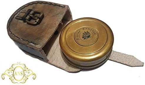Decoração náutica Astrolabe Brass Robert Frost vintage Compass