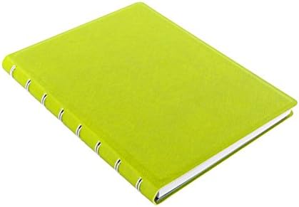 FILOFAX 115035 Notebook Saffiano A5, verde limão