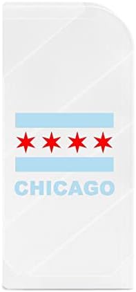 Titular da caneta da bandeira do estado de Chicago Lápis Organizador Maquia