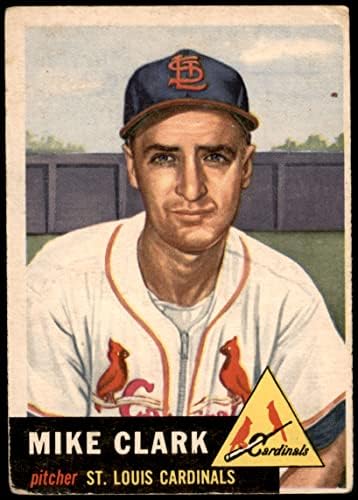 1953 Topps beisebol 193 Mike Clark Good by Mickeys cartões