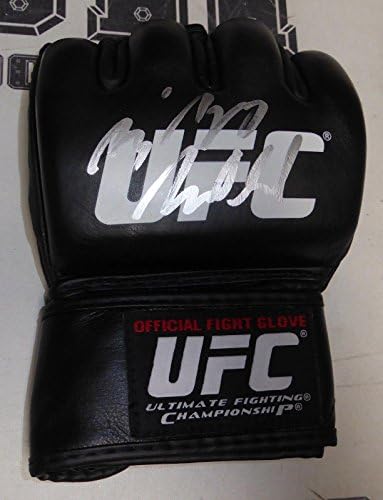 Michael McDonald assinou o UFC Official Fight Glove PSA/DNA CoA Autograph 145 139 - Luvas UFC autografadas