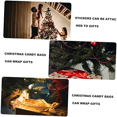 Sewacc Christmas Bronzing Bolsa de Candy Saco de Natividade Para Crianças Conjunto de Presentes para Crianças Conjunto
