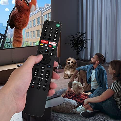 Substituição Sony Smart TV Voice Remote Controle, KooMoer Remoto Compatível com RMF-TX520U/RMF-TX500U, para Sony Bravia OLED LED