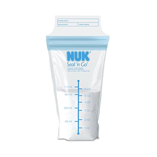 Nuk simplesmente selo natural n 'vá sacos de leite materno, 50ct