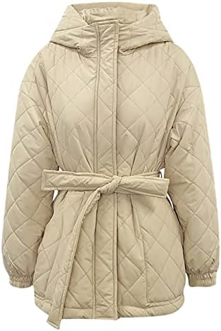 Mulheres com casaco de algodão com capuz Moda de inverno quente sobre tamanho grande por casaco parka zíper solto de manga longa sobretudo