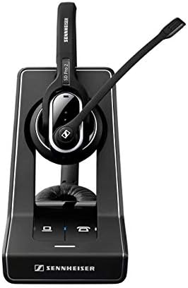 Sennheiser SD Pro2 fone de ouvido para deskphone, fone de ouvido sem fio compatível com telefones yealink, ehs36 incluídos, modelos compatíveis de Yealink: T48G, T46G, T42G, T41P, T38G, T28P, T26P - com almofadas