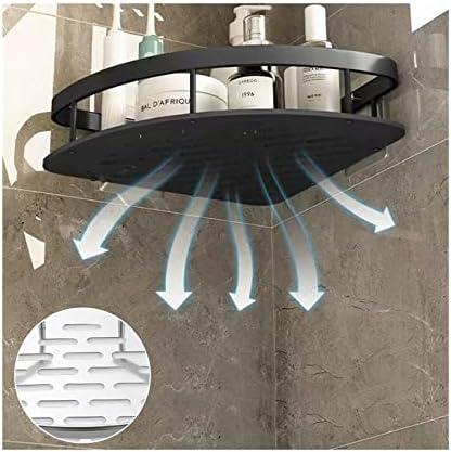 Prateleiras de banheiro anoush sem sonho de montagem na parede Plataforma de chuveiro de chuveiro suporte para o prateleira para