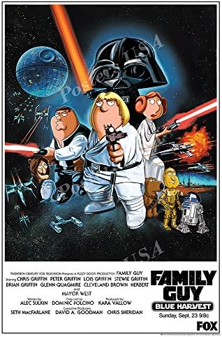Cartazes EUA - Family Guy Blue Harvest Movie Poster Glossy Acabar - Fil592)